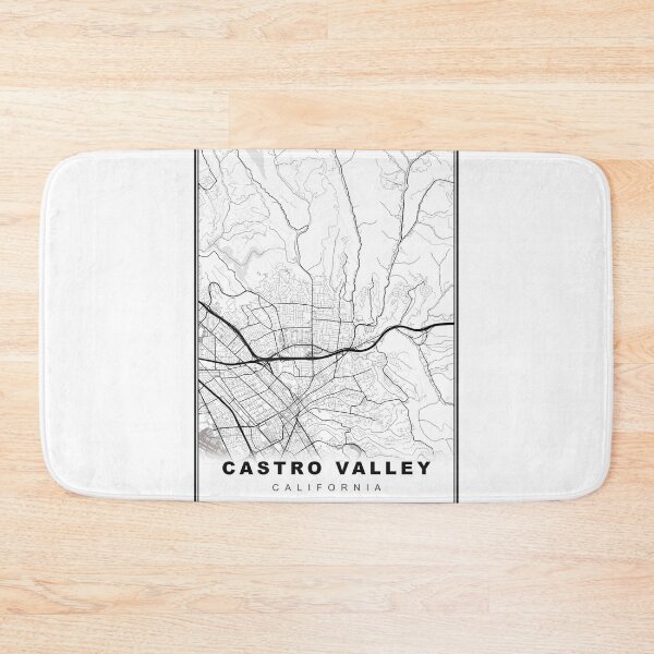 Item preview, Castro Valley Map designed and sold by Tamas Das.