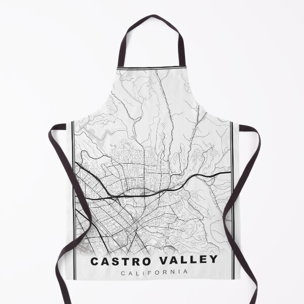 Item preview, Castro Valley Map designed and sold by Tamas Das.