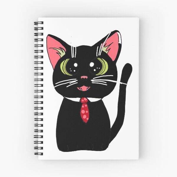 Item preview, The black kitten in a tie designed and sold by Olberic.