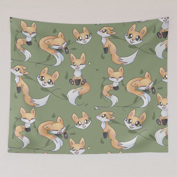 Item preview, Fox Pattern designed and sold by Jessica K..