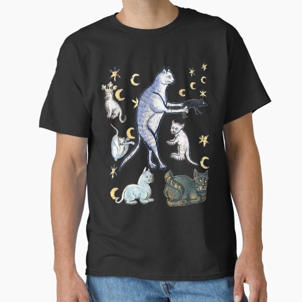 Vista previa del artículo con la obra «UGLY MEDIEVAL CATS Merch», diseñado y vendido por tighsquiggly.