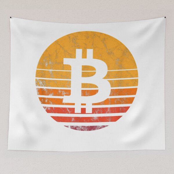 Item preview, Funny Cryptocurrency shirts | Bitcoin Retro Sunset designed and sold by ETIndustries.