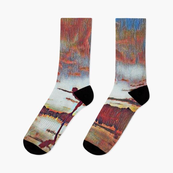 Item preview, GALATHI Sunset Yoga Move Vintage - Yoga designed and sold by Galathi Designs.