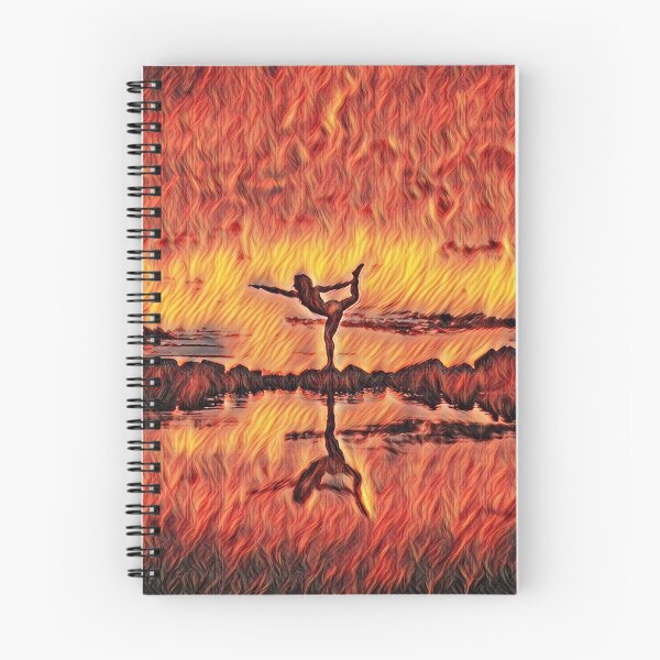 Item preview, GALATHI Sunset Yoga Move Flames - Yoga designed and sold by Galathi Designs.