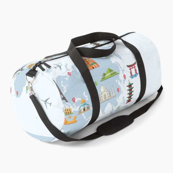 Item preview, Kobeh World Map with Landmarks, Airplanes and Waypoints designed and sold by Kobeh.