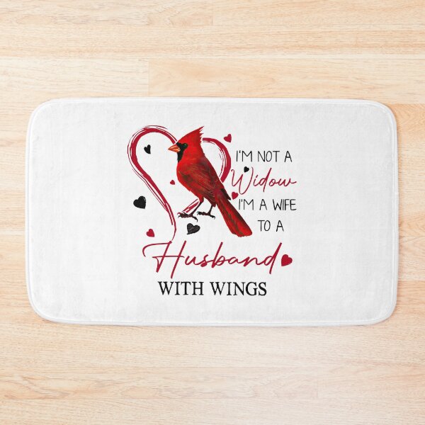 Item preview, I'm not a widow i'm a wife to a husband with wings designed and sold by birdmorrison.
