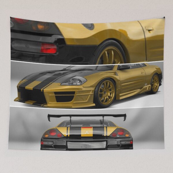 Item preview, BLK&GOLD Mitsubishi Eclipse '03'  designed and sold by Paul Marsden.