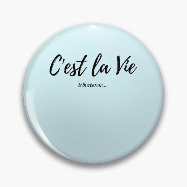 Item preview, This is life - popular french quotes theme gifts designed and sold by RebelliousRosee.