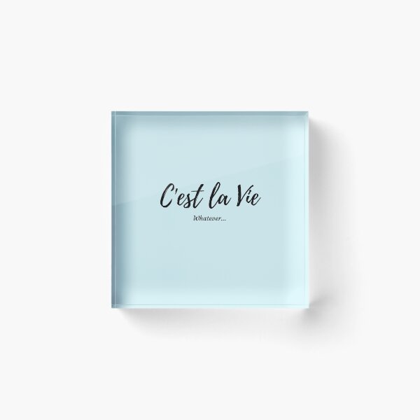 Item preview, This is life - popular french quotes theme gifts designed and sold by RebelliousRosee.