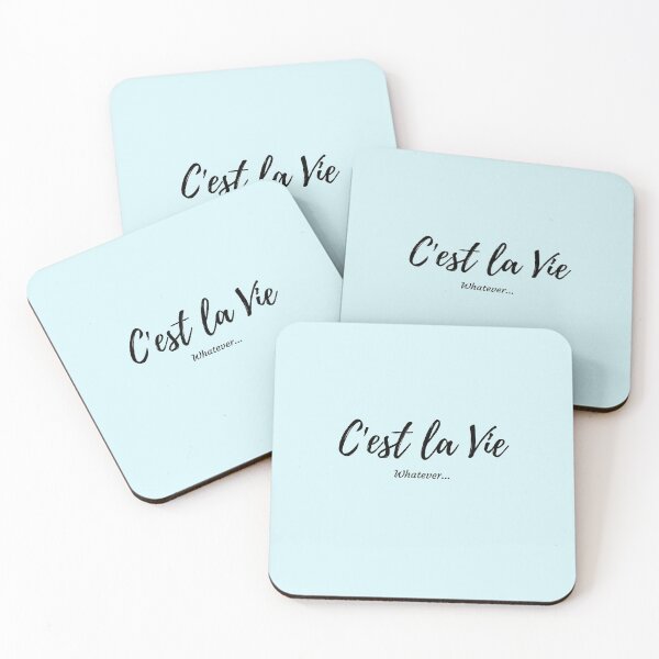 Item preview, This is life - popular french quotes theme gifts designed and sold by RebelliousRosee.