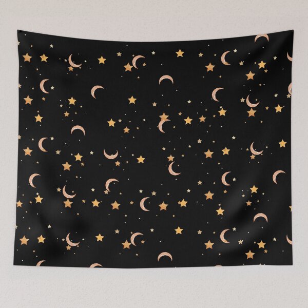 Item preview, Moon And Stars In The Night designed and sold by Trisha Banlasan.