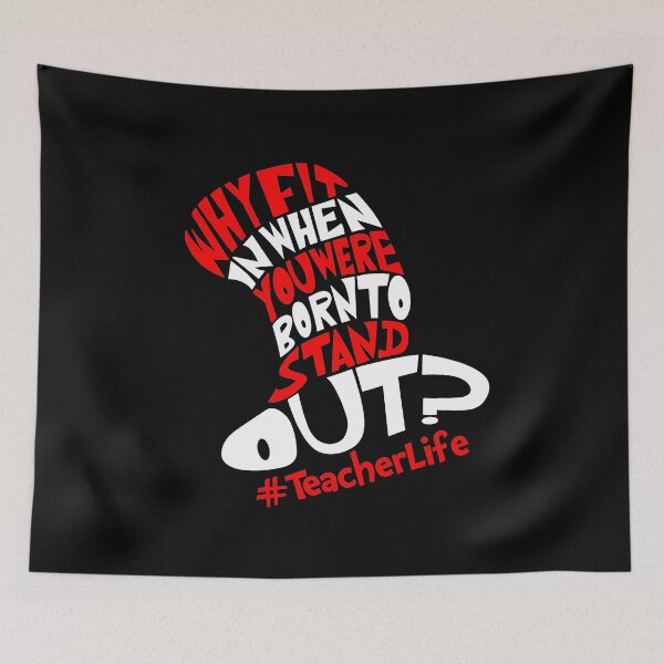 Item preview, Why Fit In When You Were Born To Stand Out Teacher Life designed and sold by birdmorrison.