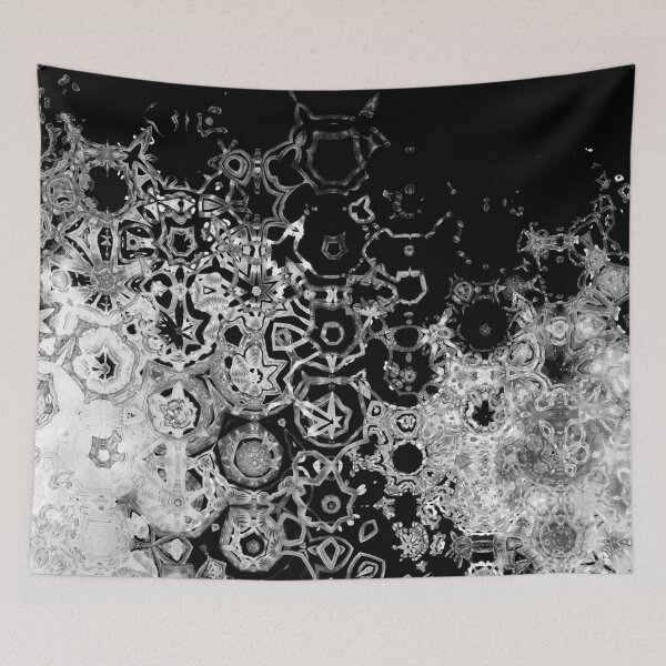 Item preview, Black and White Glass Abstract designed and sold by Kay Grinsteinner.