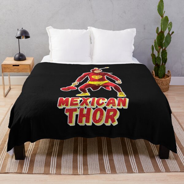 Artikelvorschau, Mexican Thor T-Shirt entworfen und verkauft von Lukifo-Mission.