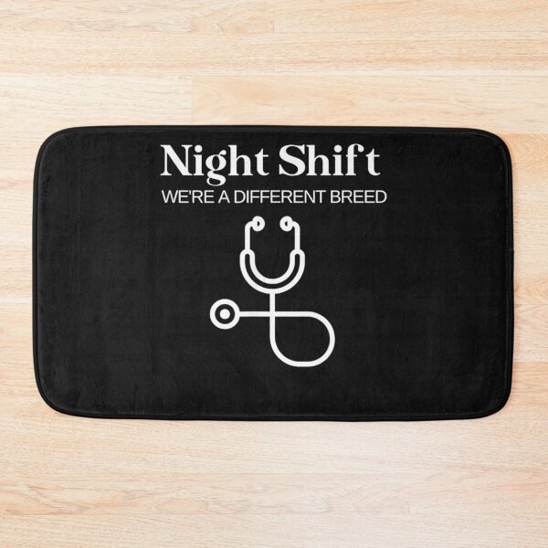 Item preview, Night Shift Different Breed Stethoscope Funny Nurse RN RT T-Shirt designed and sold by Lukifo-Mission.