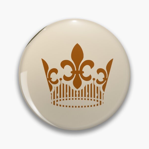 Item preview, Brown Crown Fleur-de-Lys 08 designed and sold by vortexatelier.