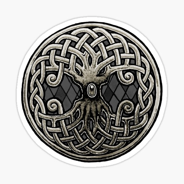 Yggdrasil Celtic Viking World Tree of Life Sticker