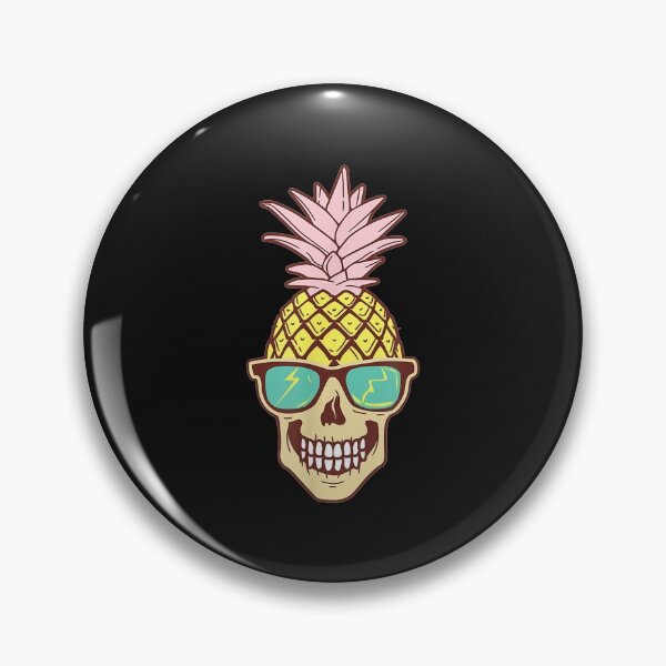 Item preview, Skull Pineapple Fruit Sunglasses Hawaiian Aloha Beaches T-Shirt designed and sold by Lukifo-Mission.