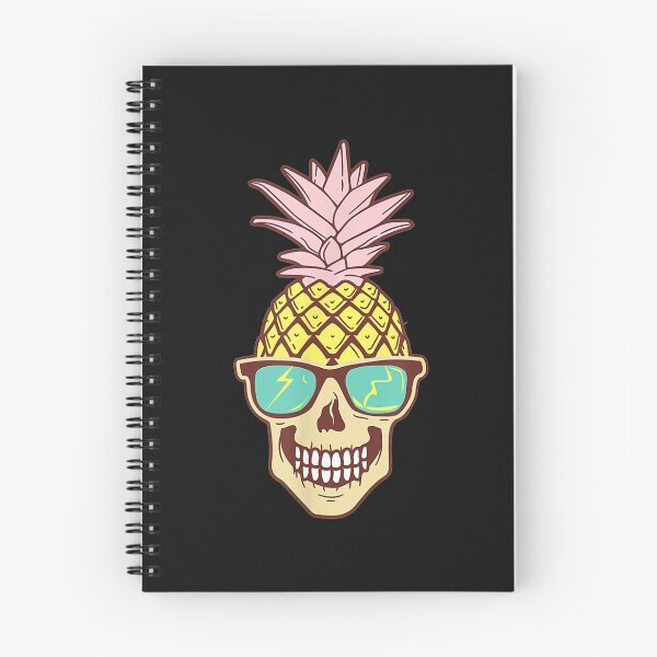 Item preview, Skull Pineapple Fruit Sunglasses Hawaiian Aloha Beaches T-Shirt designed and sold by Lukifo-Mission.