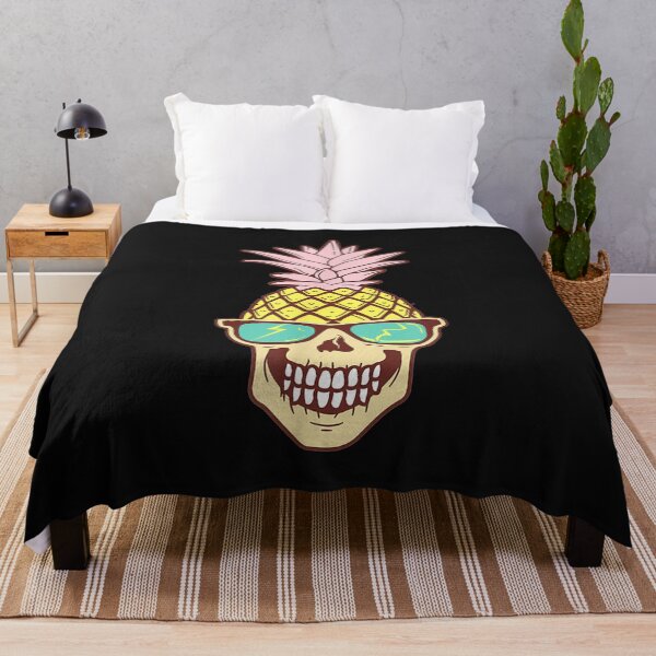 Item preview, Skull Pineapple Fruit Sunglasses Hawaiian Aloha Beaches T-Shirt designed and sold by Lukifo-Mission.