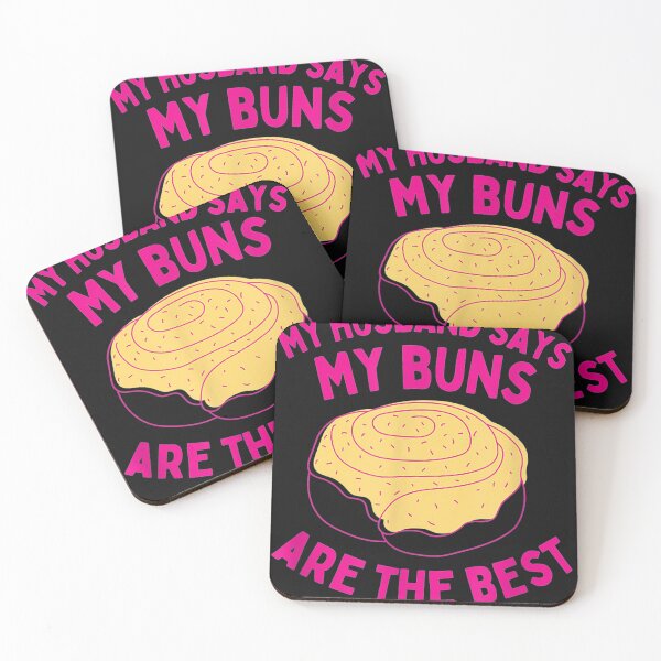 Item preview, Wifey Cinnamon Buns Punny Husband Chef T-Shirt designed and sold by Lukifo-Mission.