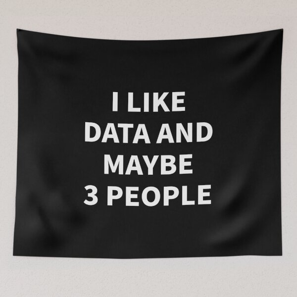 Item preview, I Like Data and Maybe 3 People designed and sold by manishfzr1995.