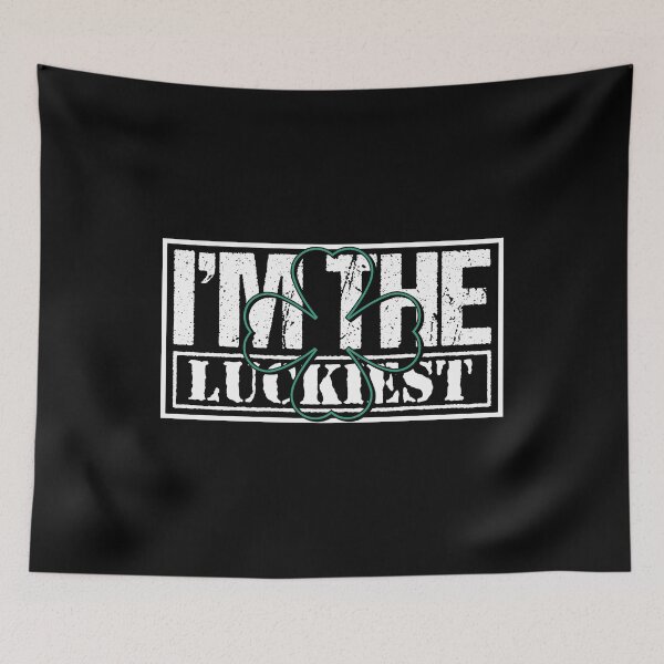 Item preview, I’m the luckiest Clover Fourleaf Design  designed and sold by 2blackcherries.