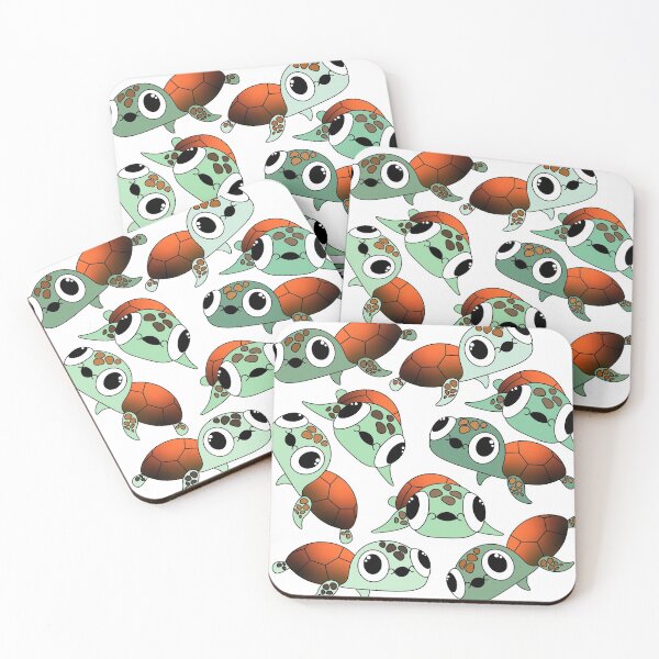 Item preview, Cute and Derpy Sea Turtles designed and sold by ACreativeFish.