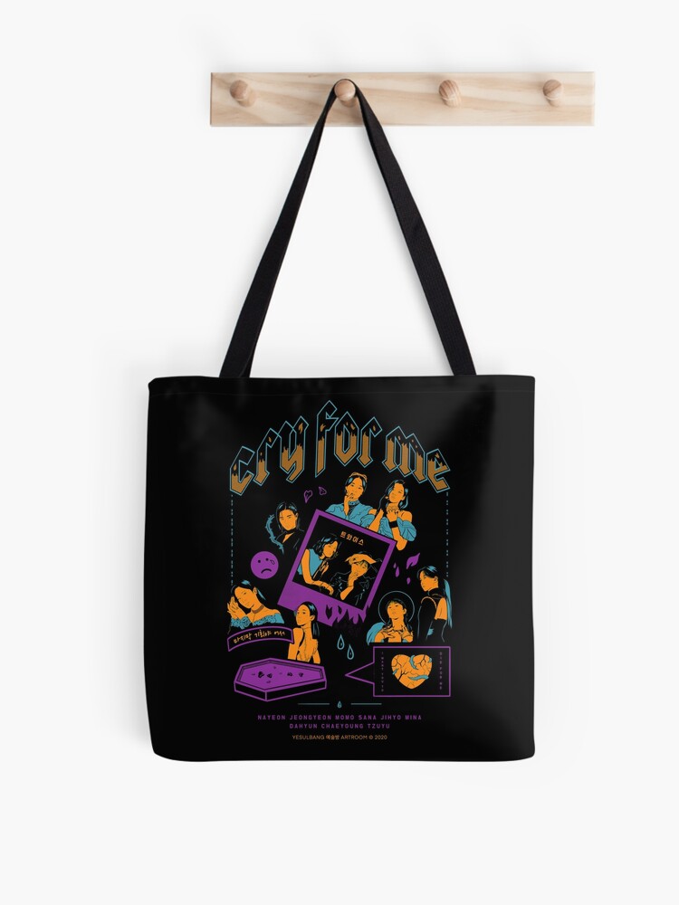 Twice Retro Cry For Me Tote Bag For Sale By Ktentwenty1 Redbubble