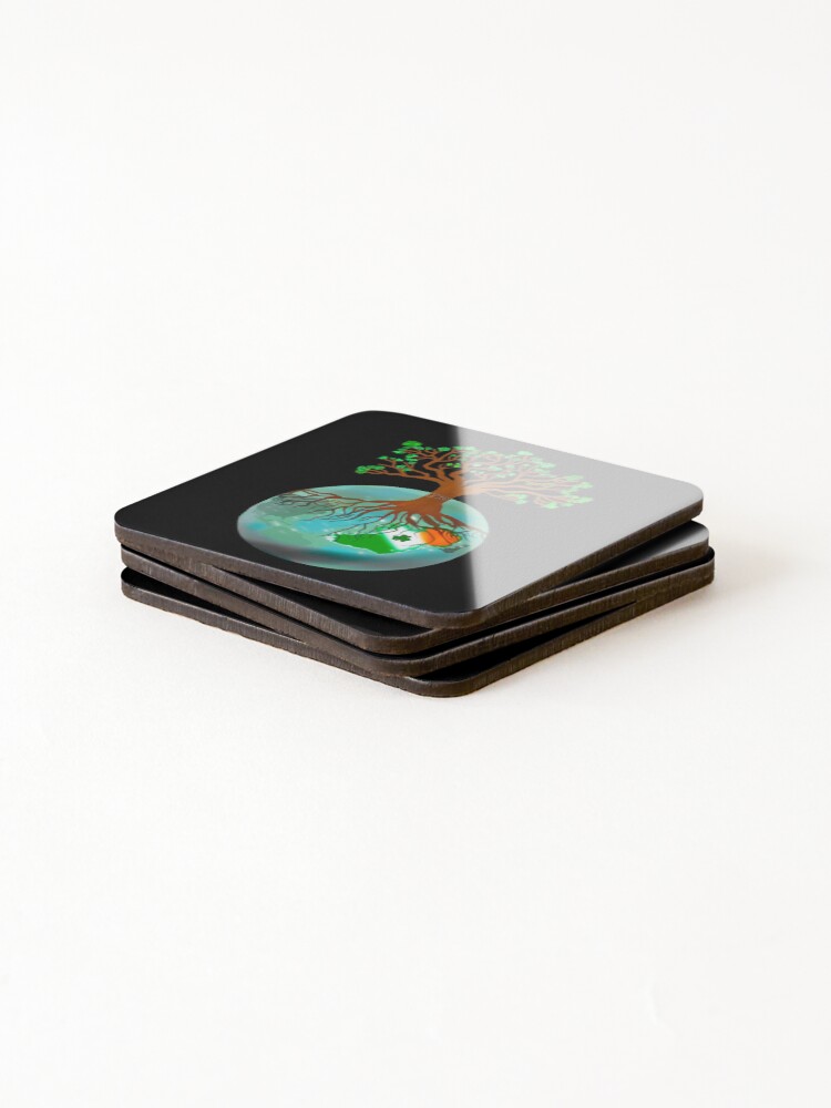 Thumbnail 4 of 5, Coasters (Set of 4), Family Tree Irish Roots designed and sold by FileStyle.