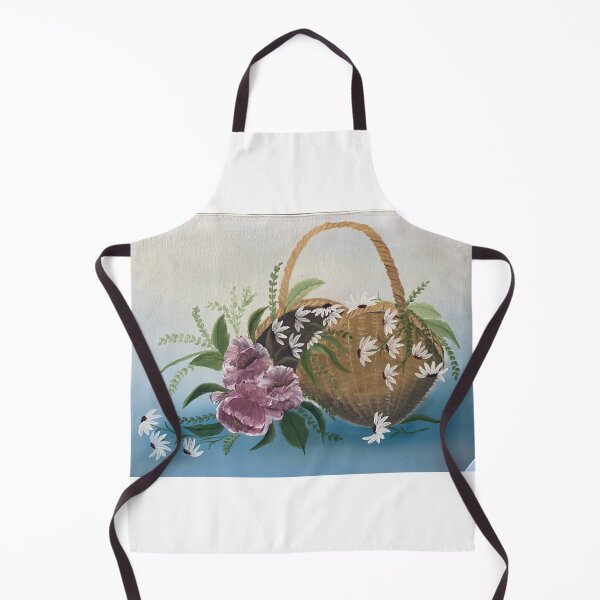 Item preview, Flowers in a Basket Acrylic on Canvas designed and sold by JennBBDesigns.