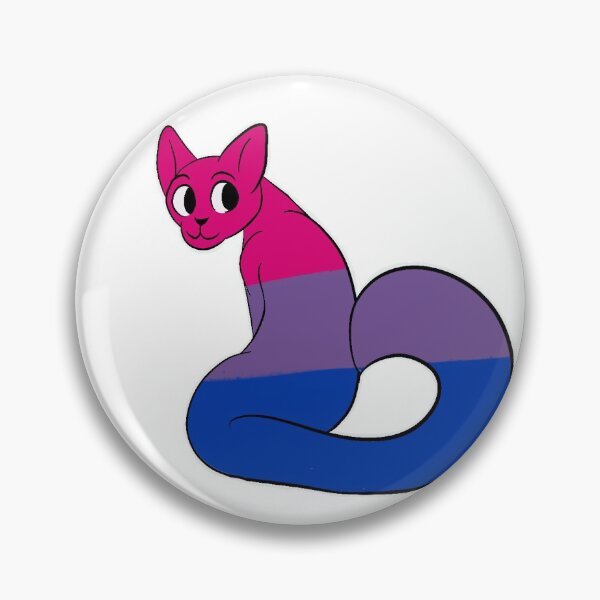 Item preview, Bisexual Cat Pride Sticker designed and sold by Purplepuddles20.