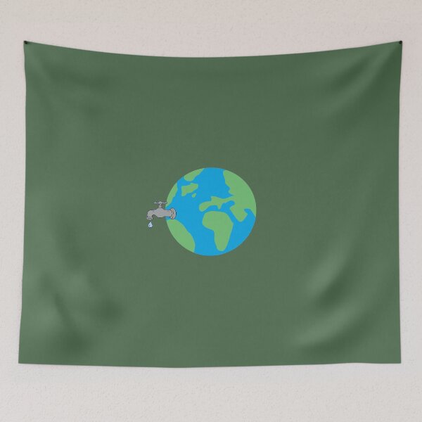 Item preview, Earth running out of water. Conserve water! designed and sold by Byoudesigns.