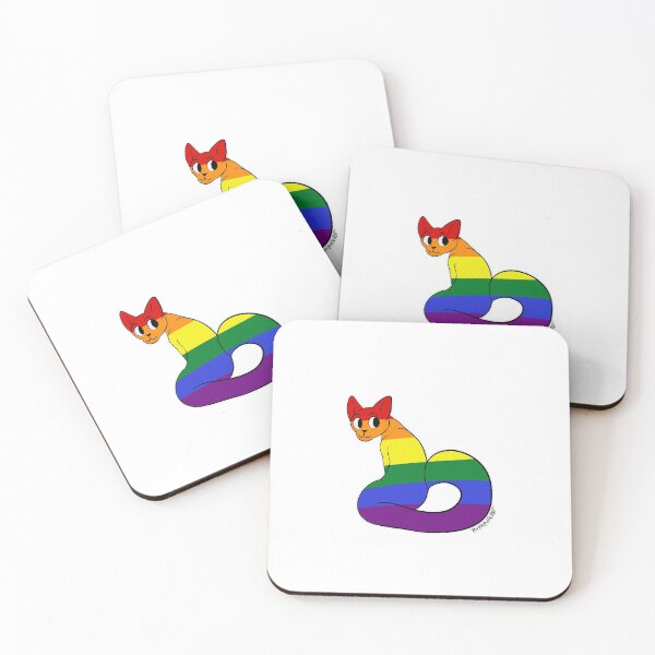 Item preview, ?️‍? Pride Cat Flag designed and sold by Purplepuddles20.