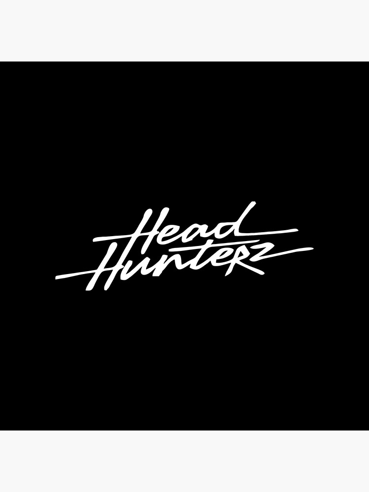 "DJHeadhunterz Logo" Poster by SarahWake59 Redbubble