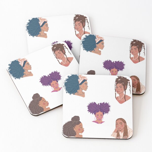 Item preview, Afroqueen black women sticker pack designed and sold by Ashi17.