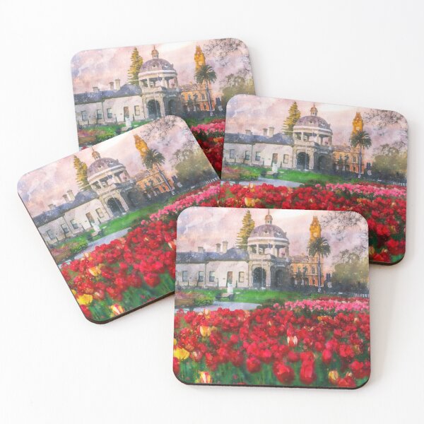 Item preview, Tulips in Bloom at Victorian Gardens Watercolor designed and sold by Steven Jodoin.