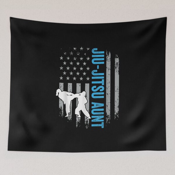 Item preview, Jiu Jitsu Aunt American Flag Brazilian Jiu Jitsu designed and sold by Didierbaschet.