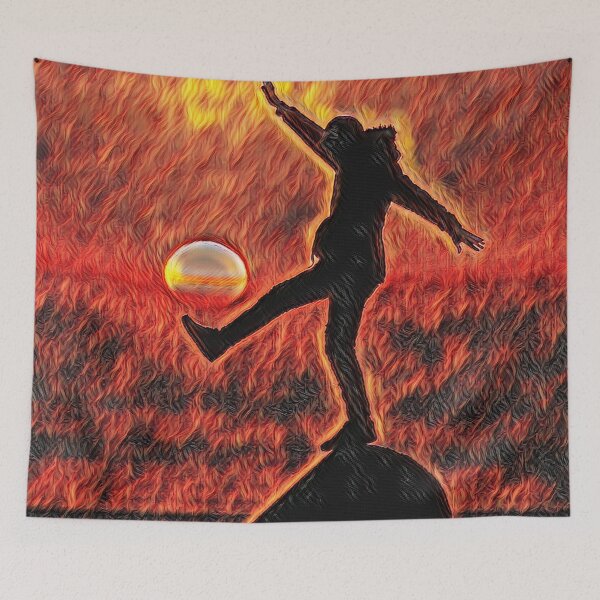 Item preview, GALATHI Moonlight Stone Style Flames - Night Sky designed and sold by Galathi Designs.