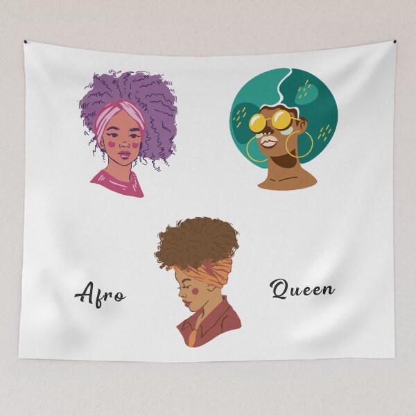 Item preview, Afroqueen black women sticker pack designed and sold by Ashi17.