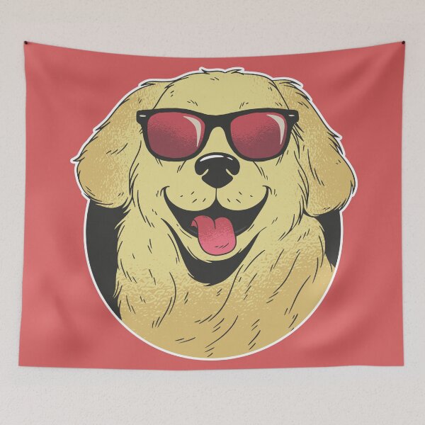 Item preview, Cool Golden Retriever with Sunglasses designed and sold by SLAG-Creative.
