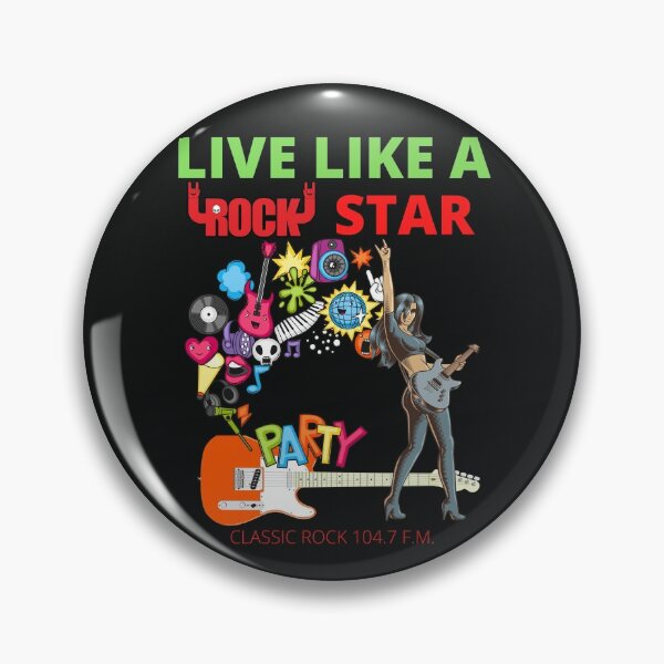 Item preview, Vive como una estrella de rock. designed and sold by NinjaPug.