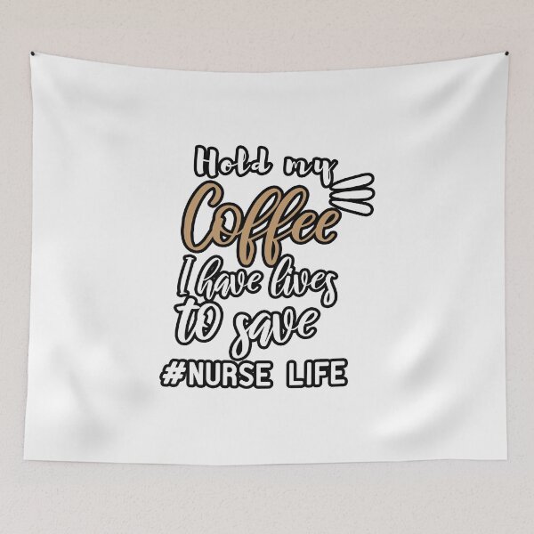 Item preview, Hold my coffee I have lives to save designed and sold by Yassineea65.
