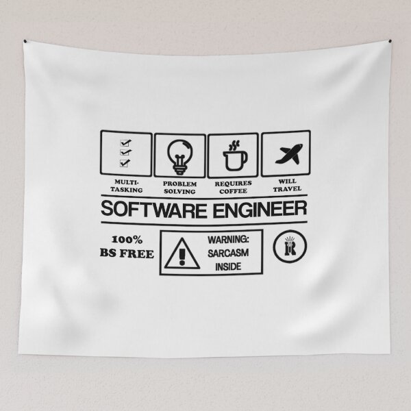 Item preview, Funny Software Engineer Design designed and sold by alagdesigns.