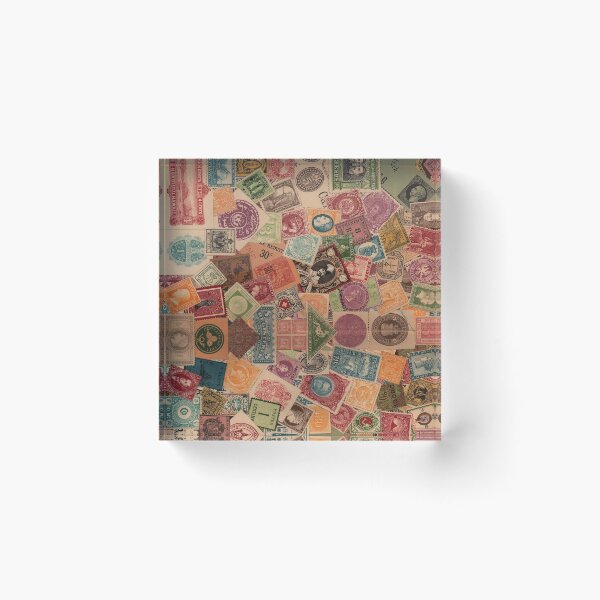 Item preview, Vintage Postage Stamp Collage - Circa 1895 designed and sold by DigitalEffects.
