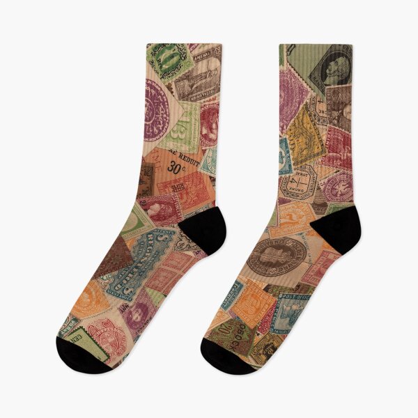 Item preview, Vintage Postage Stamp Collage - Circa 1895 designed and sold by DigitalEffects.