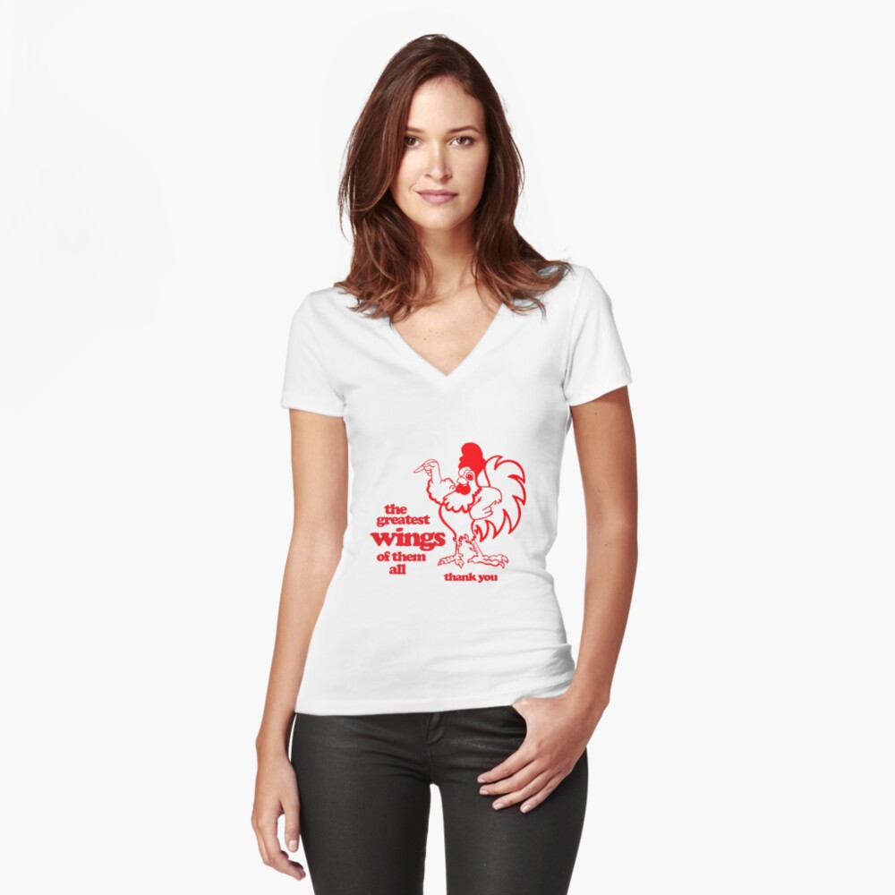 Item preview, Fitted V-Neck T-Shirt designed and sold by iPorygon.