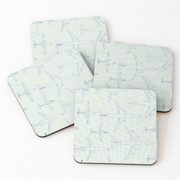 Item preview, Kobeh Alaska Aviation Line Art on Drafting Paper Blueline Sketch Rendering designed and sold by Kobeh.