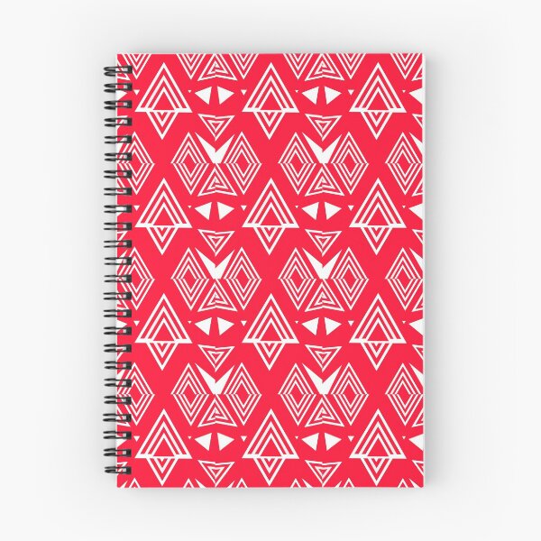 Item preview, Triangles abstract red pattern designed and sold by StrbArtDigitals.