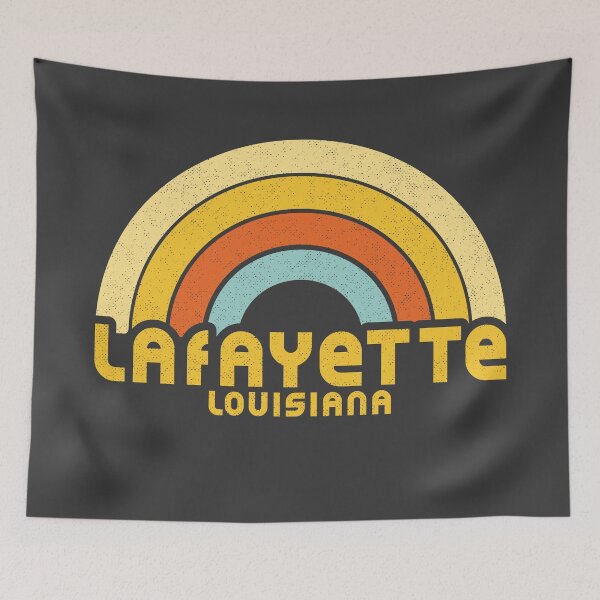 Aperçu de l'œuvre Retro Lafayette Louisiana créée et vendue par dk80.